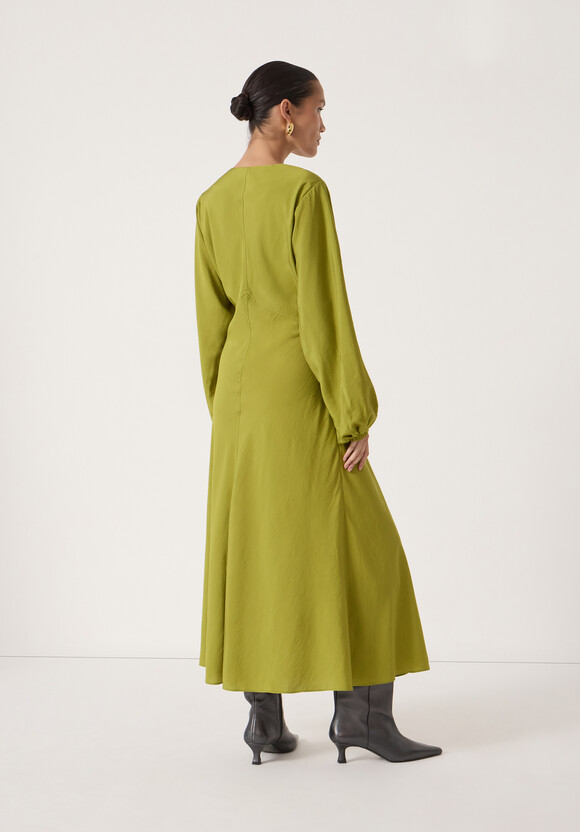 Grace V-Neck Long Sleeve Dress