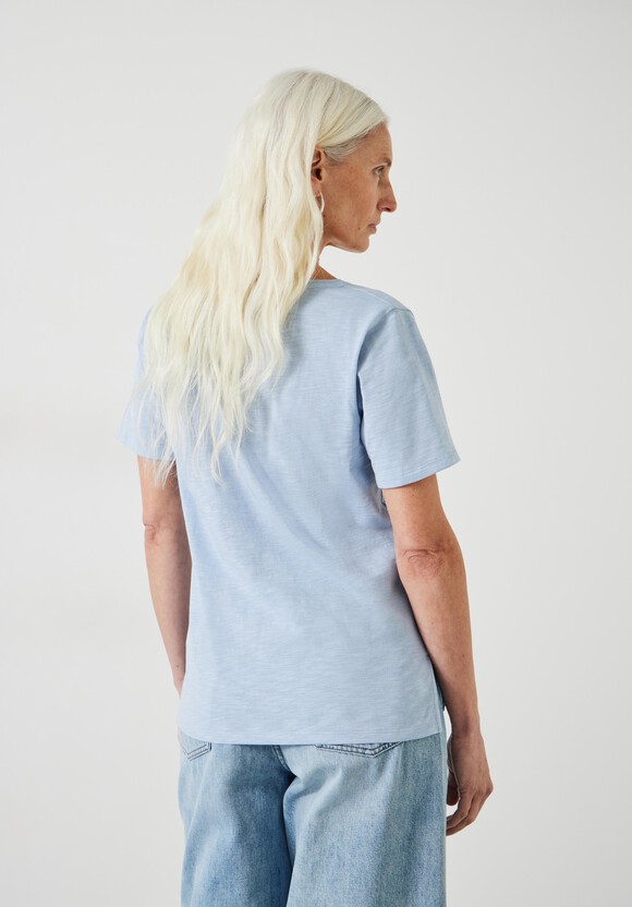 Kali Cotton Slub V-Neck T-Shirt