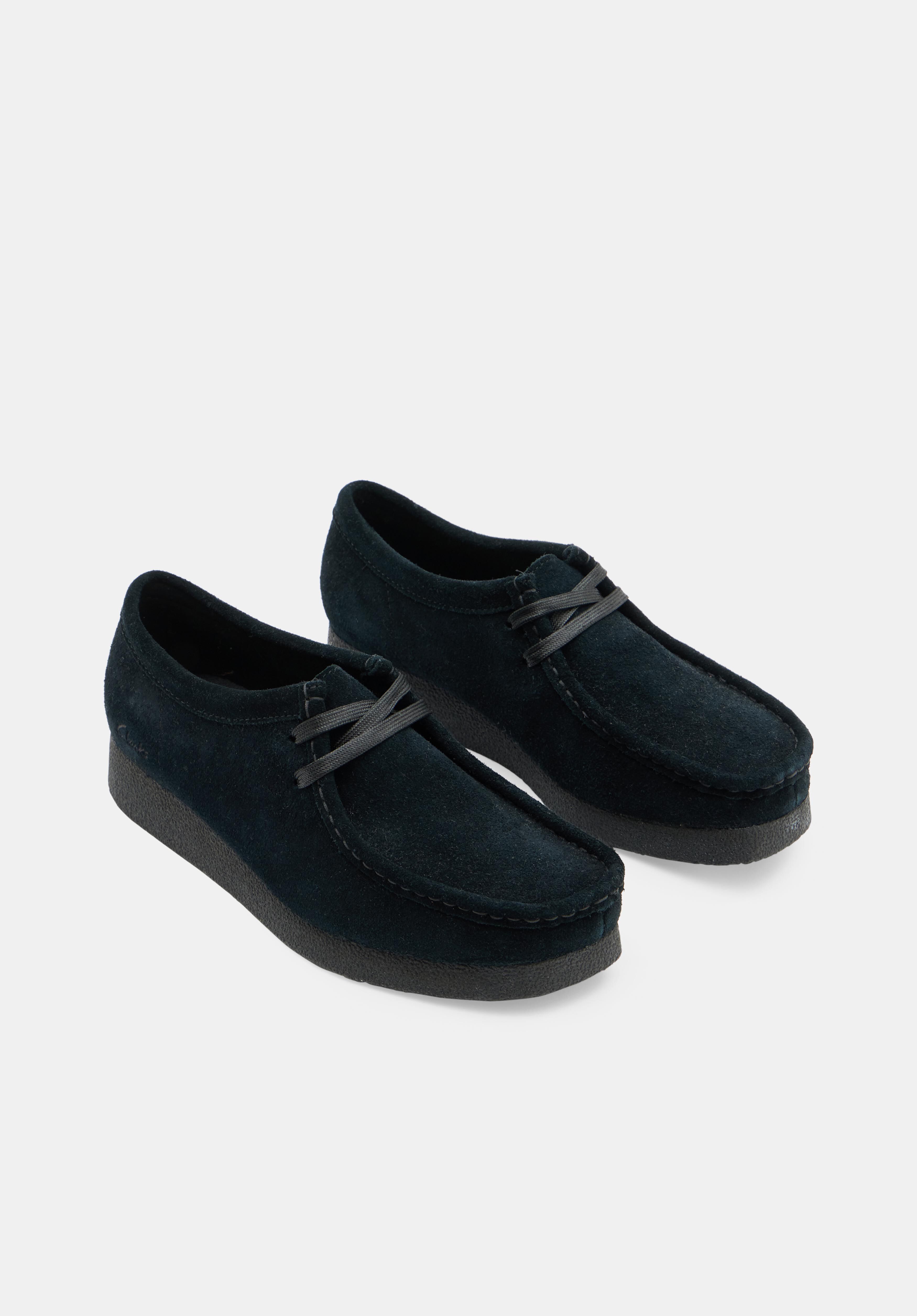 Wallabee shoes black 2025