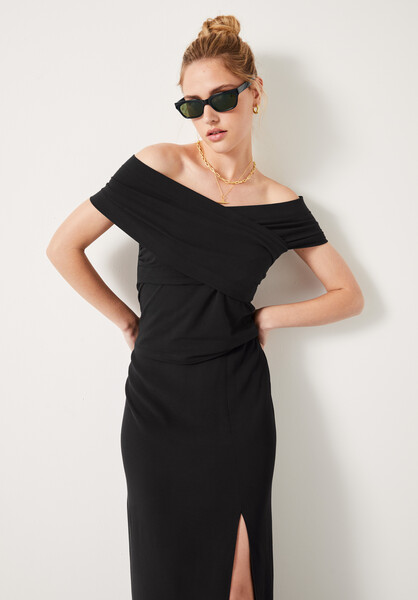 Asymmetrical Bardot Top