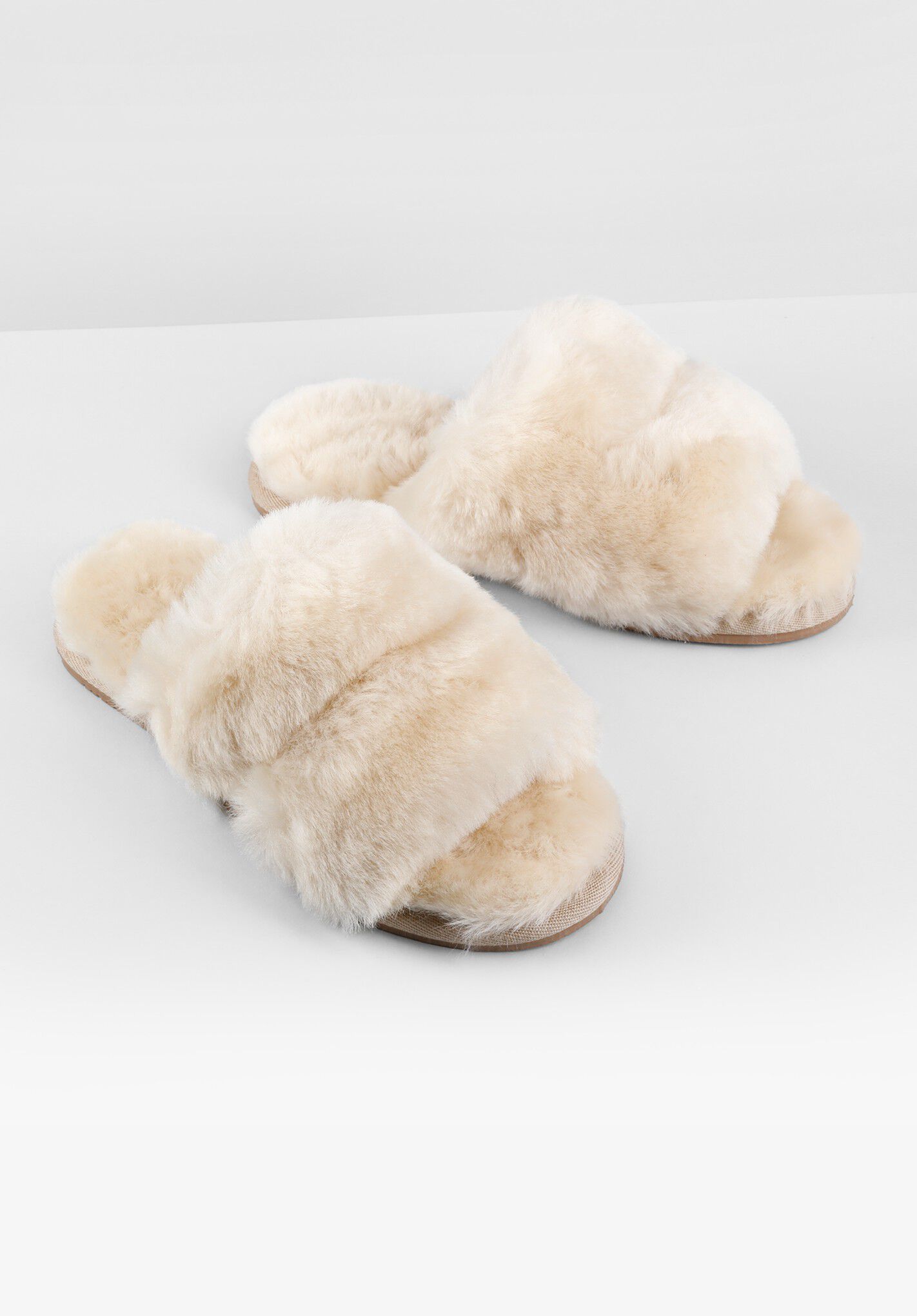 shearling slippers