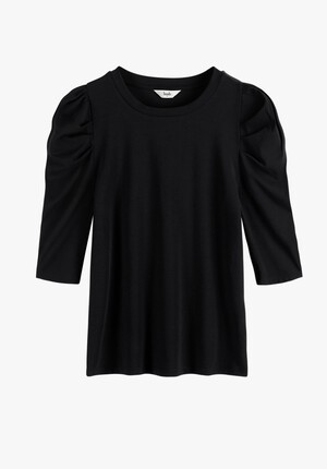 Luna Puff Sleeve Jersey Top