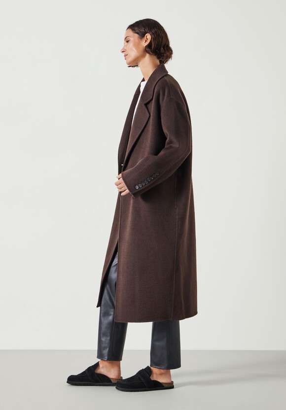 Pure Wool Double Faced Oversized Coat