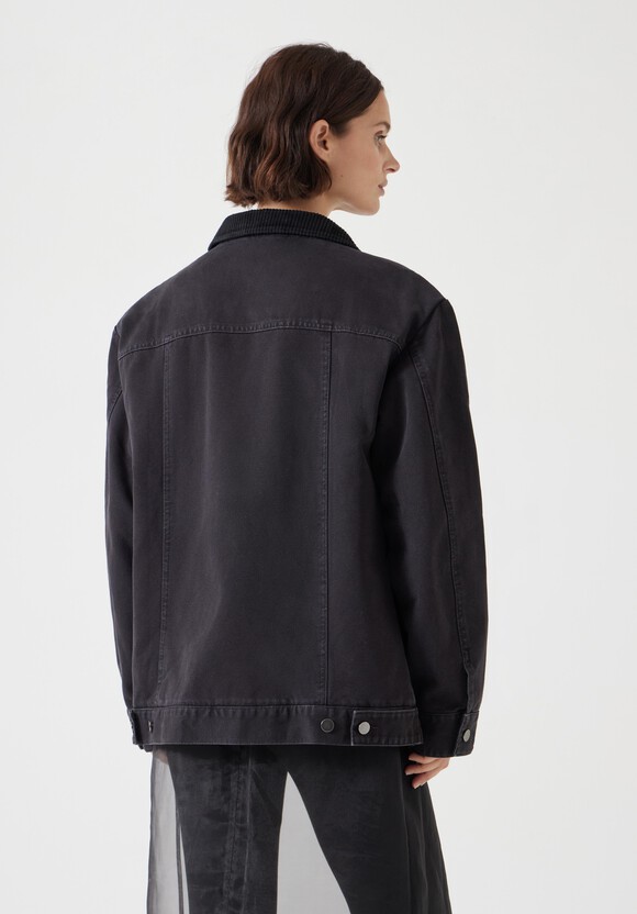 Cord Collar Barn Jacket