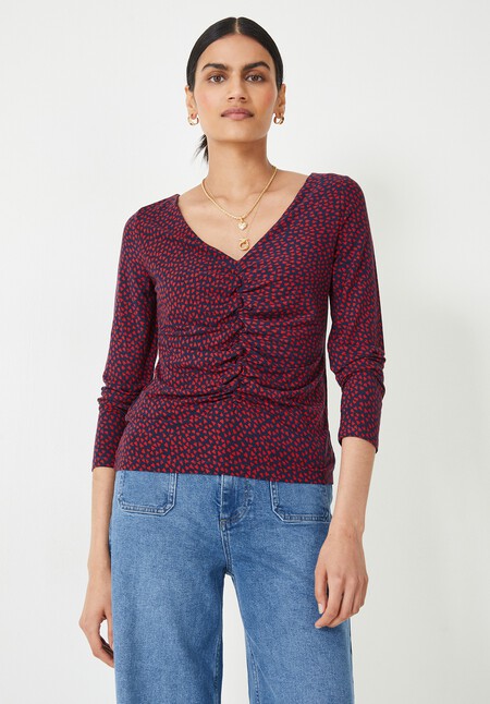 Harper V-Neck Jersey Top