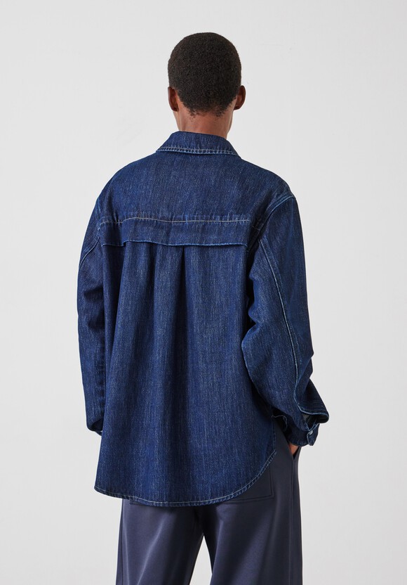 Sequin Detail Denim Shirt