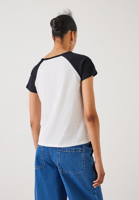 Tammy Contrast Raglan Slim Fit T-Shirt