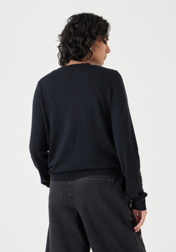 Fine Knit Wool Blend Jumper