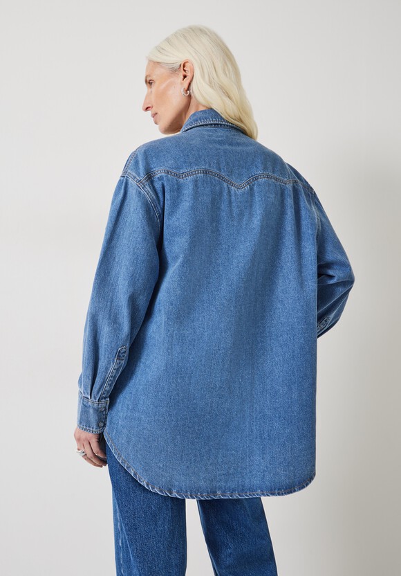 Davina Oversized Denim Shirt