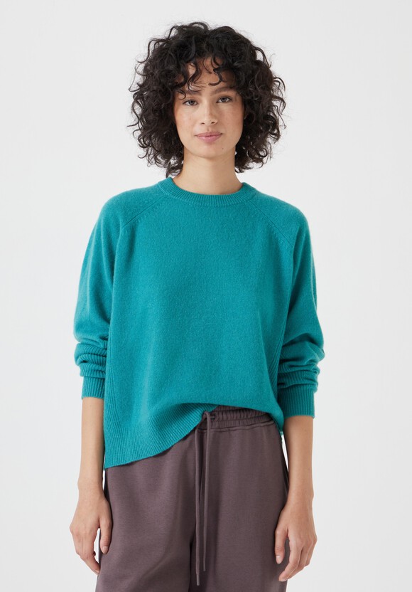 Jasmine Cashmere Rib Detail Jumper