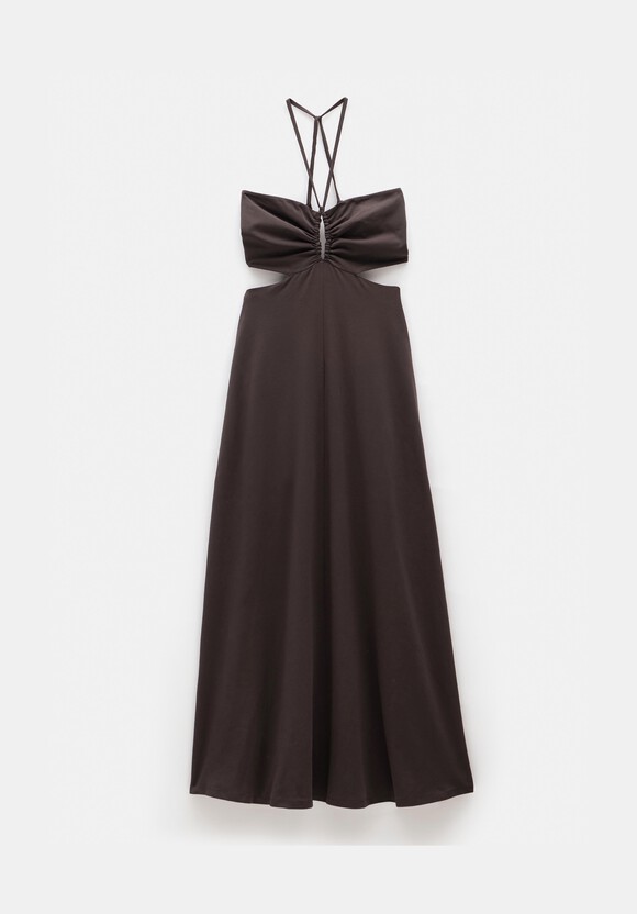Jemma Cotton Jersey Cut-out Dress