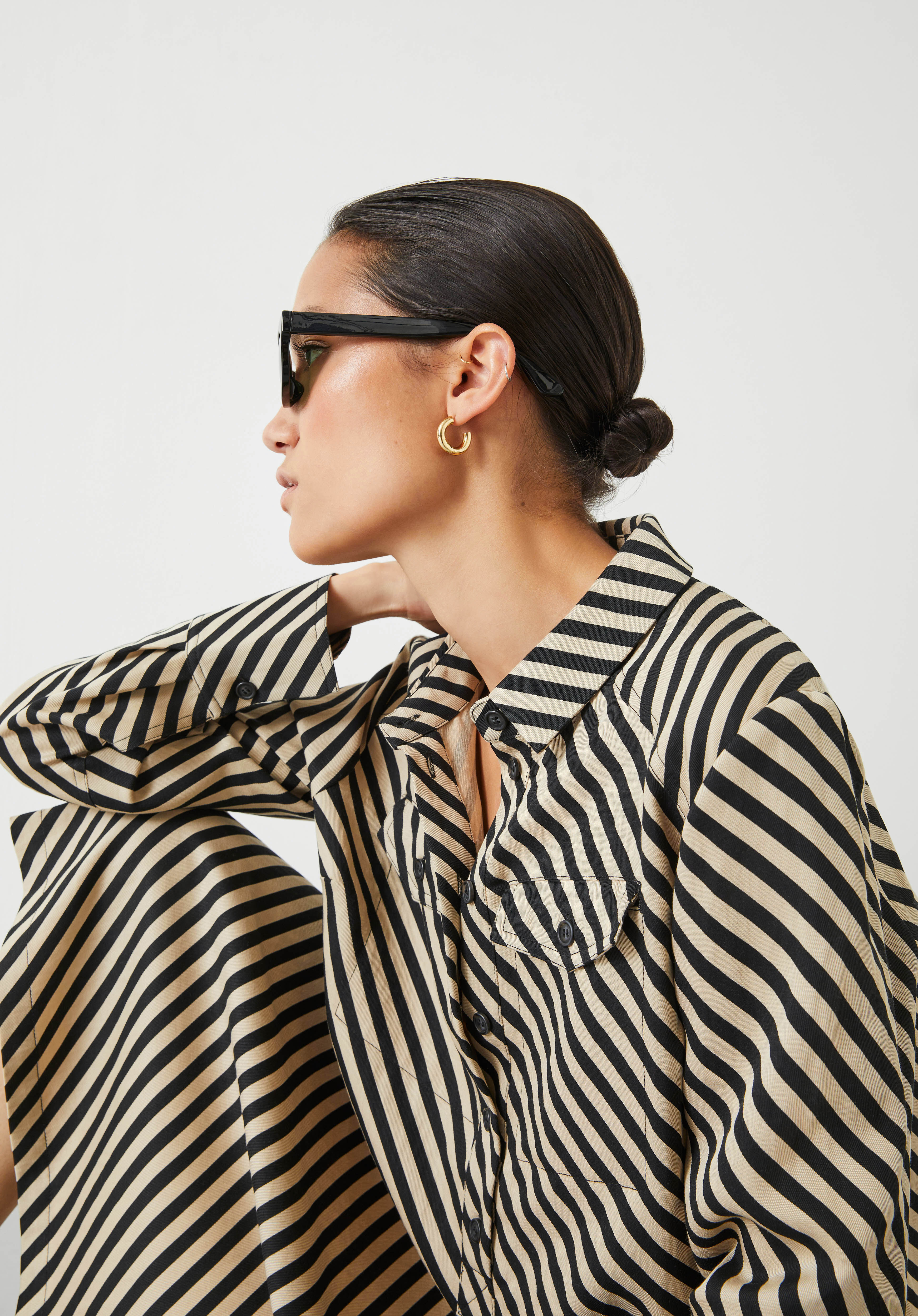 Hush voile shirt dress sales