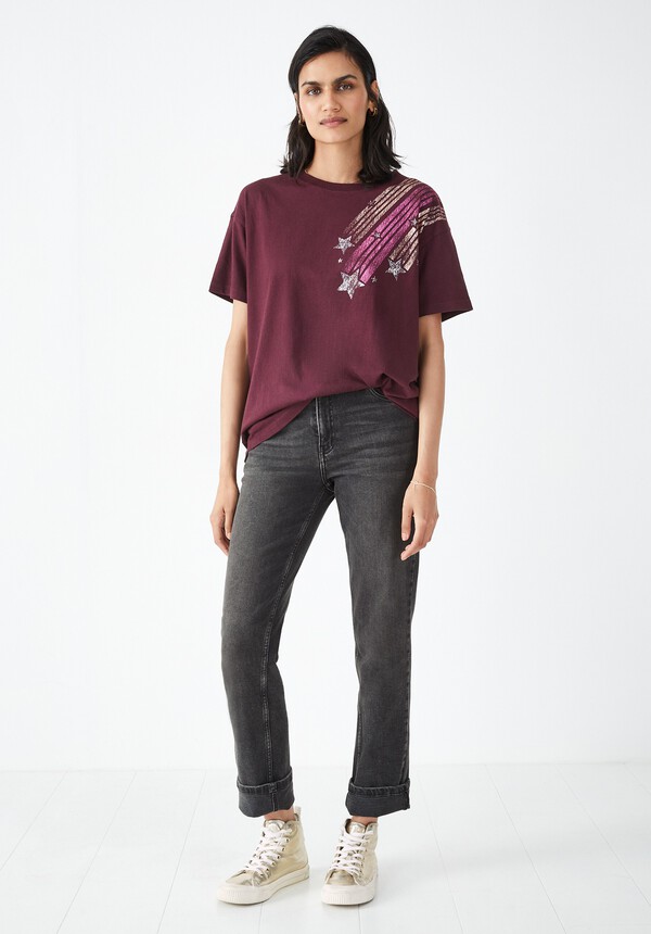 Shooting Star Boyfriend Tee