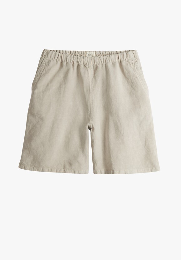 Patricia Relaxed High Waisted Linen Blend Shorts