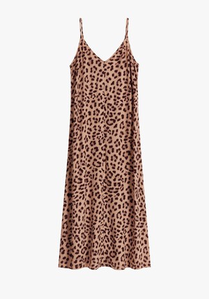 Eloise Leopard Maxi Slip Dress