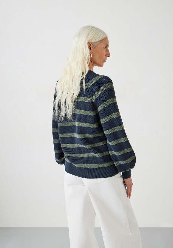 Rae Stripe Cotton Cardigan