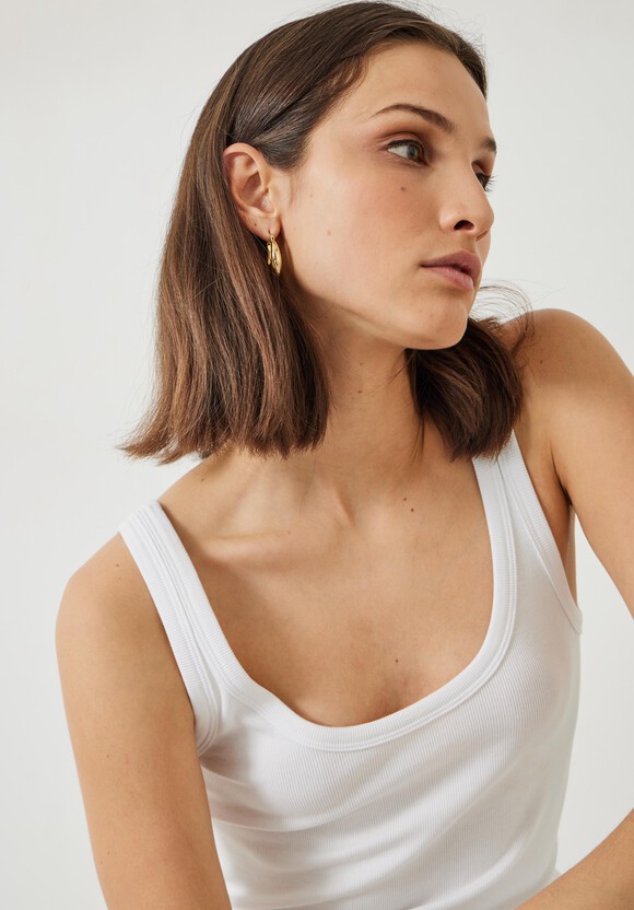 Seth Low Scoop Ribbed Vest