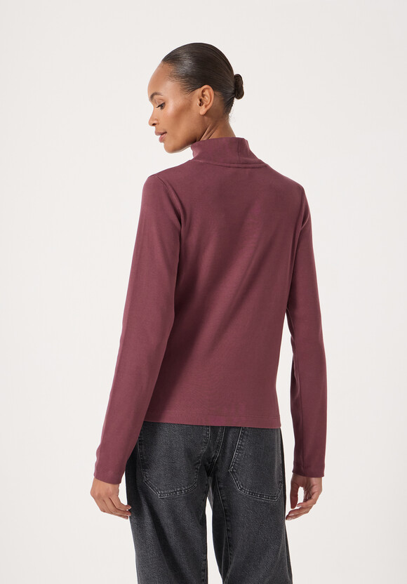 High Neck Midweight Jersey Top