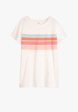 Faded Stripe Relaxed Tee