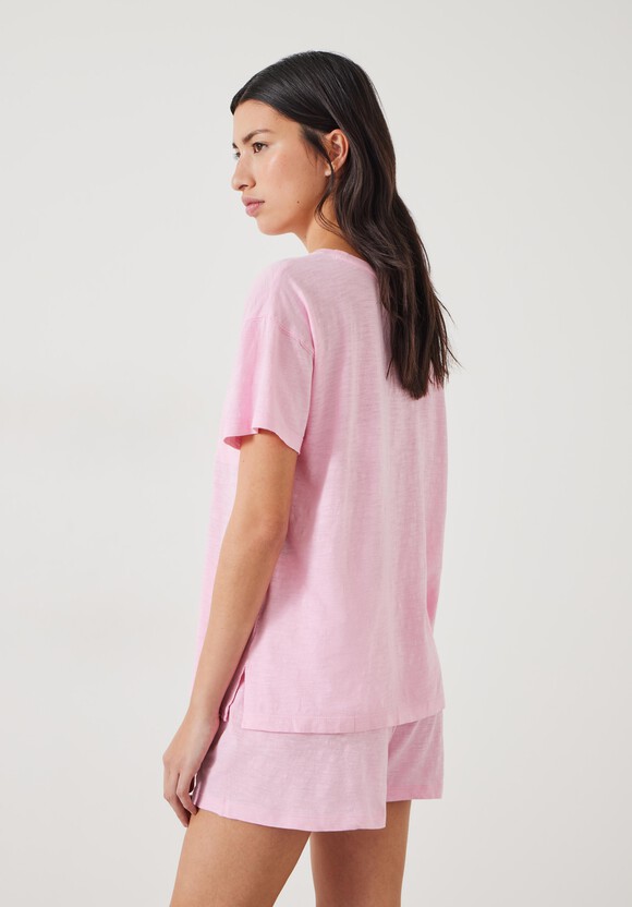 Jamie Short Pyjamas | Soft Pink | hush