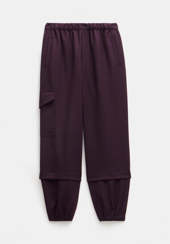 Ava Wool Cargo Trousers