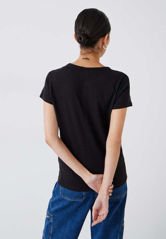 Slim Fit Slub Crew T-Shirt