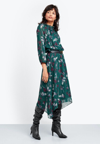 Phoenix Metallic Stripe Dress