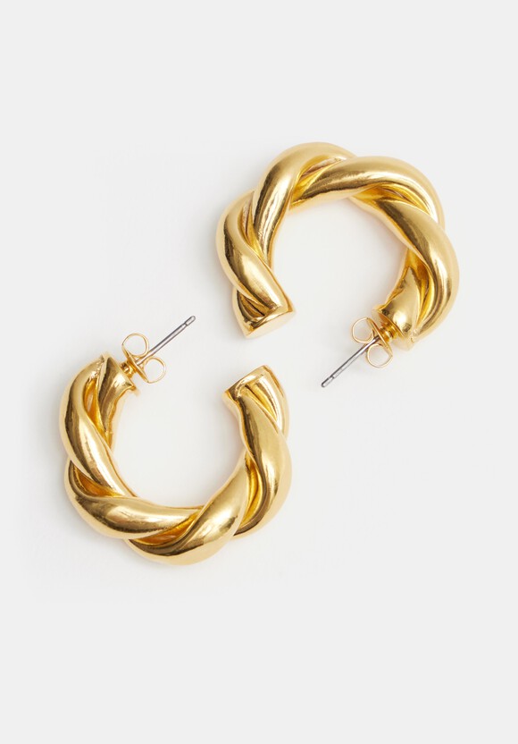 Twist Hoop Earrings