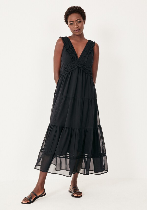 Rickie Chiffon Midi Dress