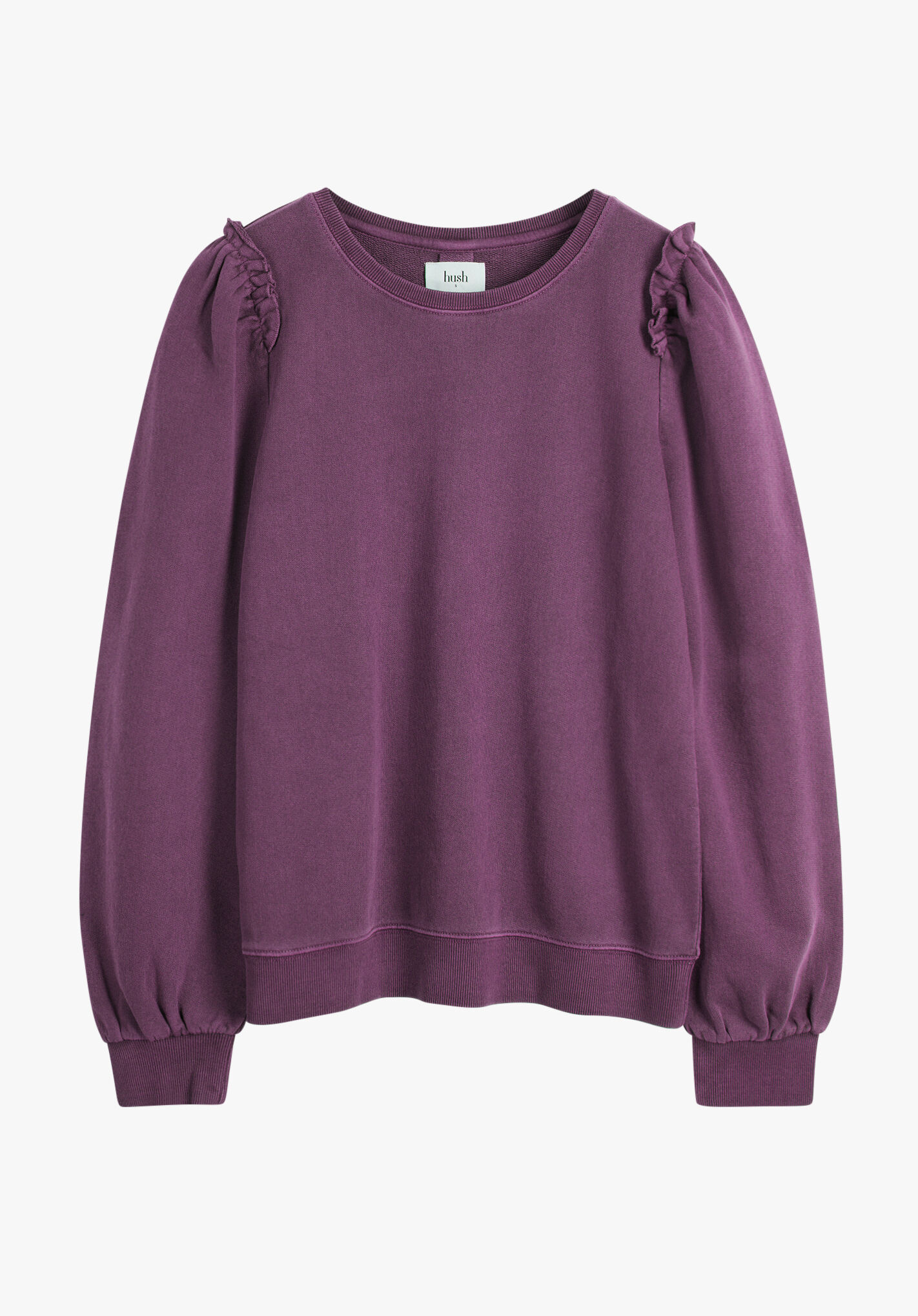 Sweatshirt with ruffle sleeves best sale