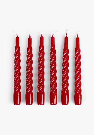 Anna And Nina Twisted Candles Set of 6