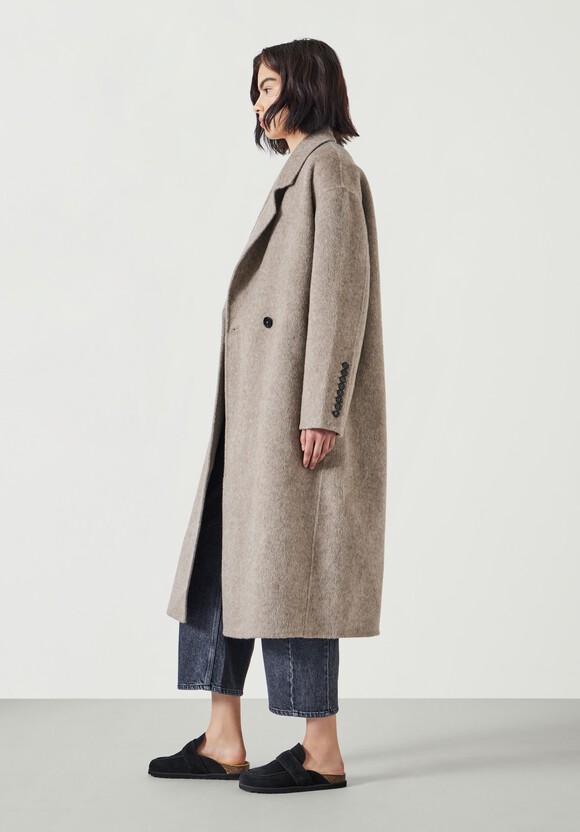 Pure Wool Double Faced Oversized Coat