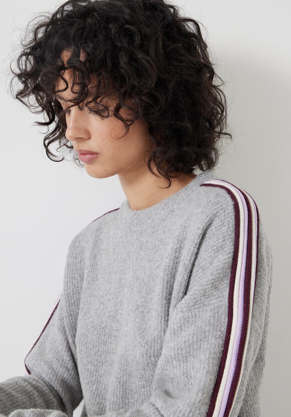 Lydia Ottoman Stripe Crew Neck Jumper