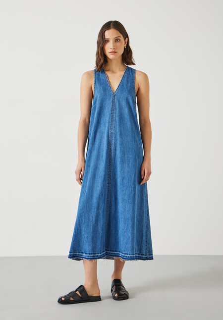 Tatum Denim Maxi Dress