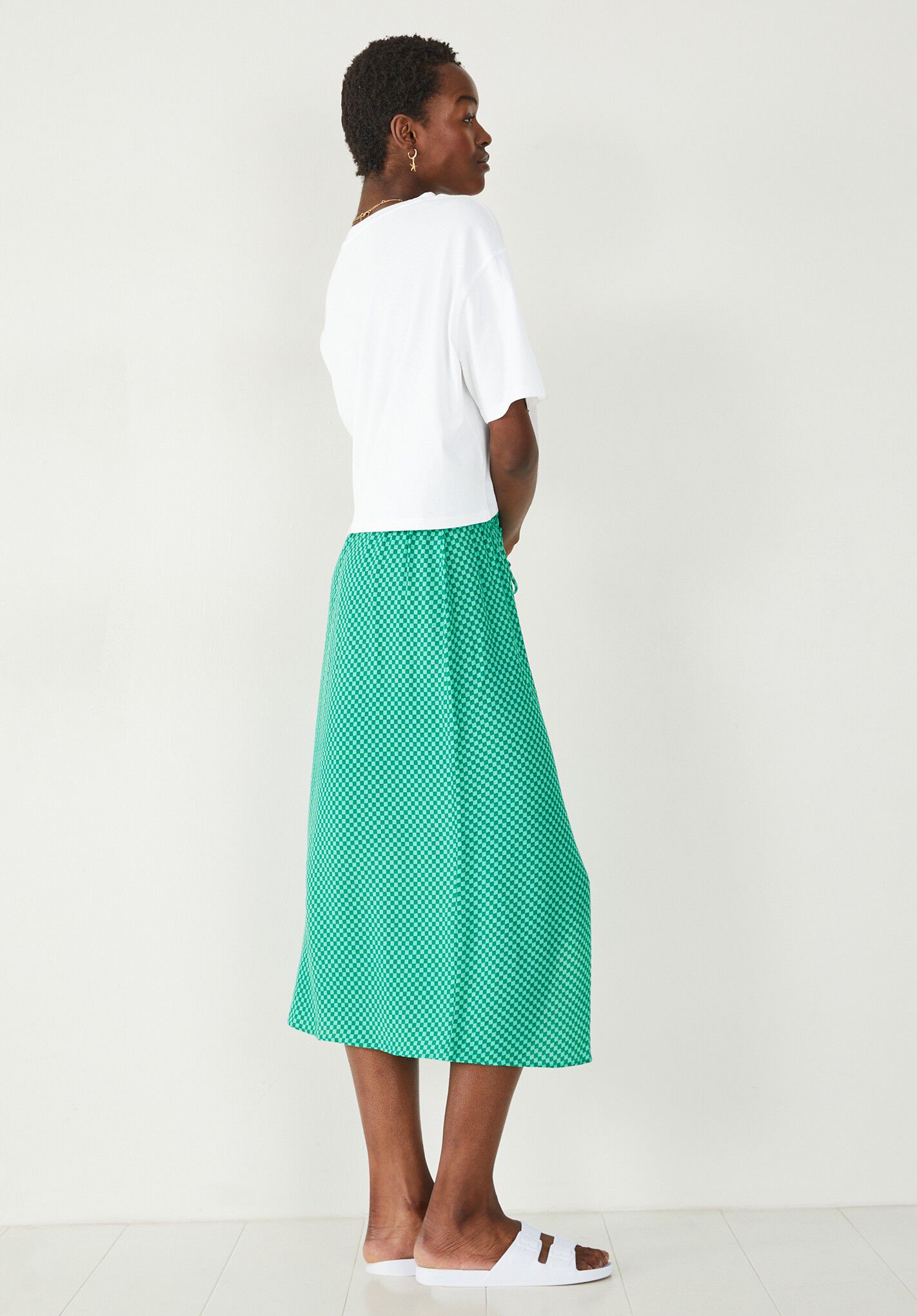 Pleated midi skirt monki cheap