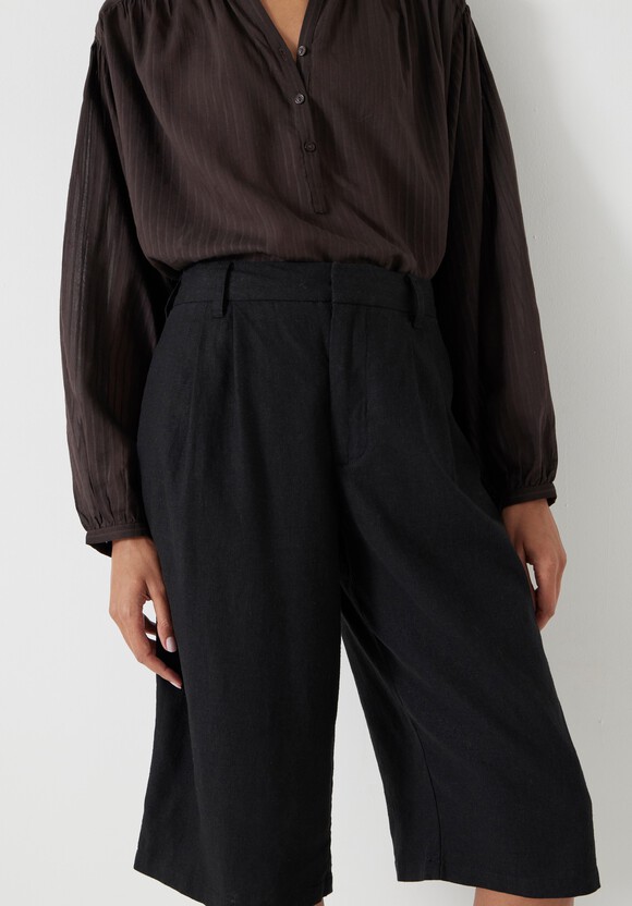 Linen Blend Lya Bermuda Shorts
