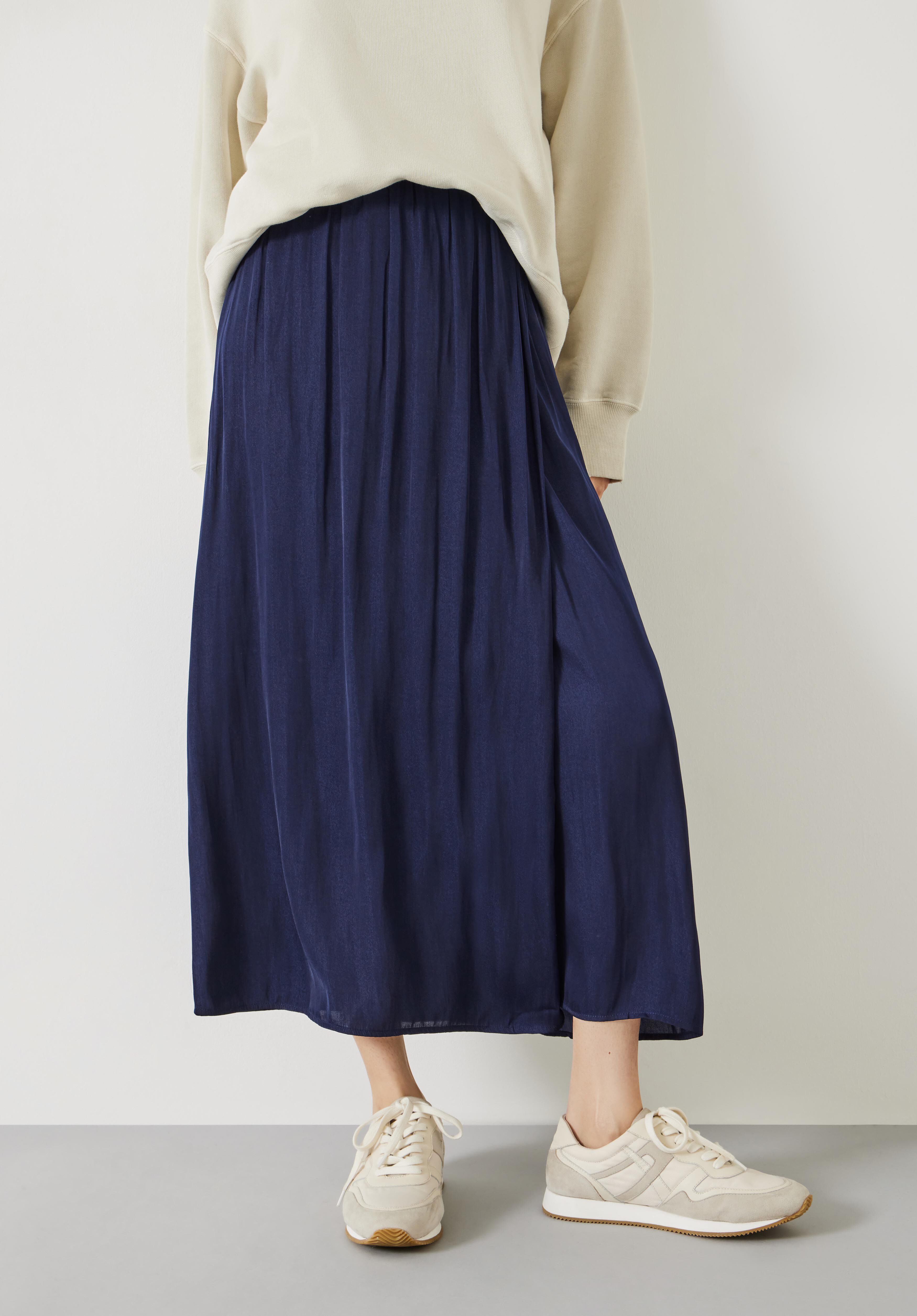 Pleated wrap maxi skirt hotsell