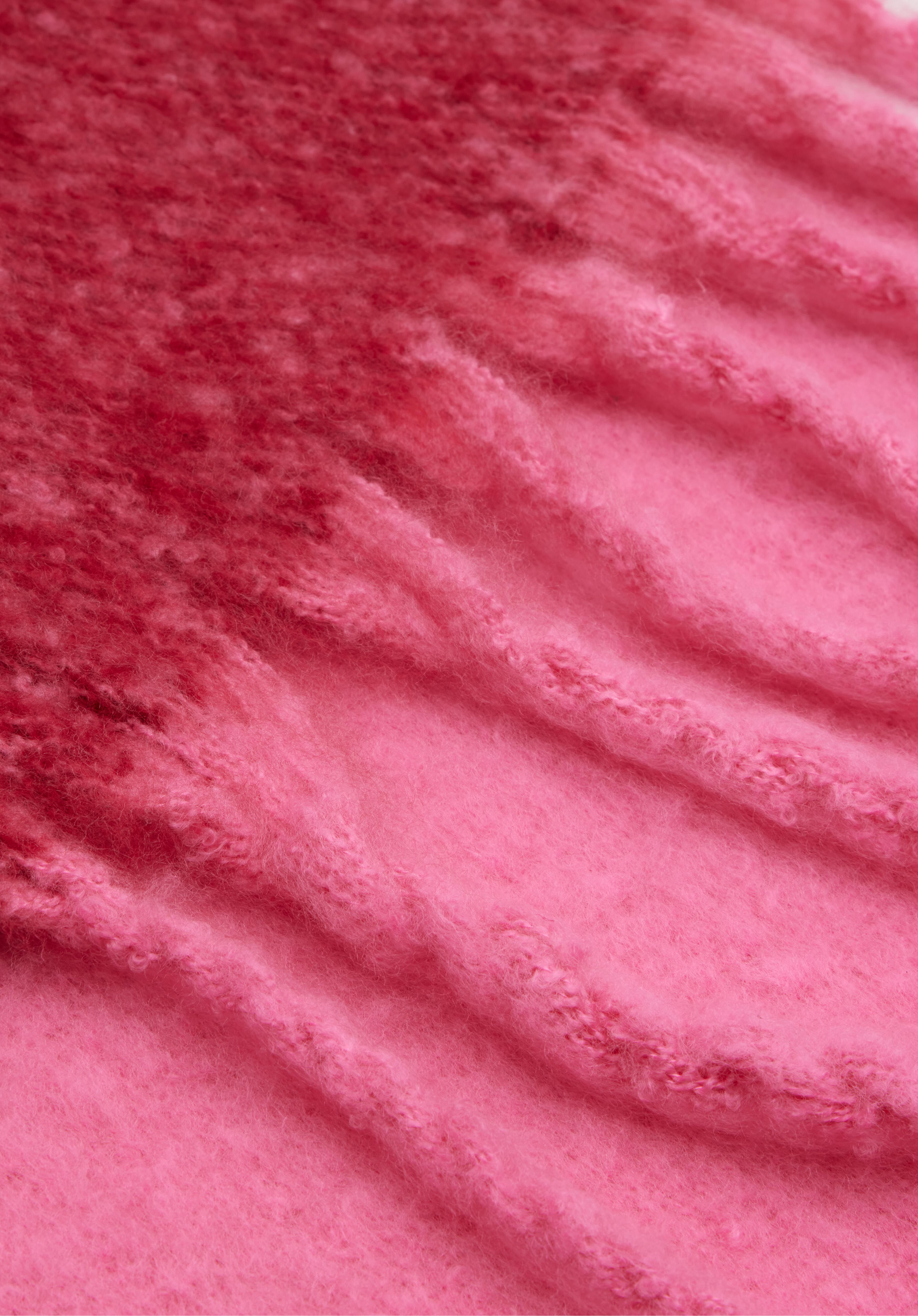 Asher Two-Tone Scarf | Red/Pink | hush