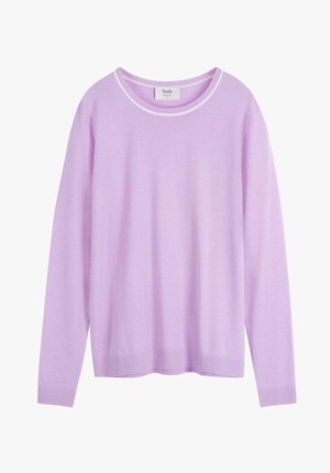 Contrast Seam Crew Jumper