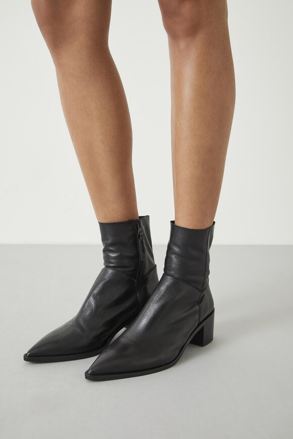 Taylah Leather Ankle Boot