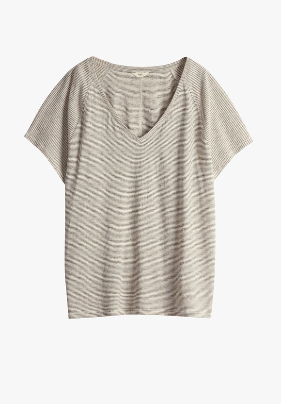 Sloane Stripe V Neck T-Shirt