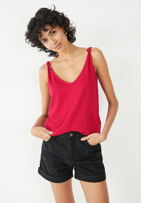 Elysia Knotted Strap Vest