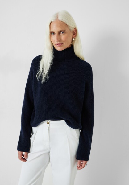 Aven Raglan Roll Neck Wool Blend Jumper