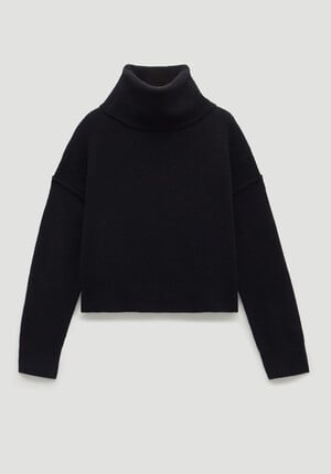 Cropped Meryl Wool Blend Jumper