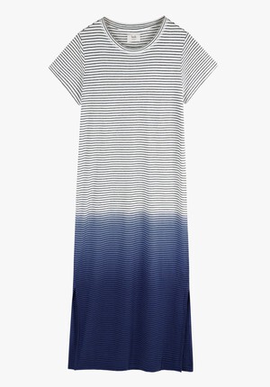 Linen Blend Ombre Maxi Dress