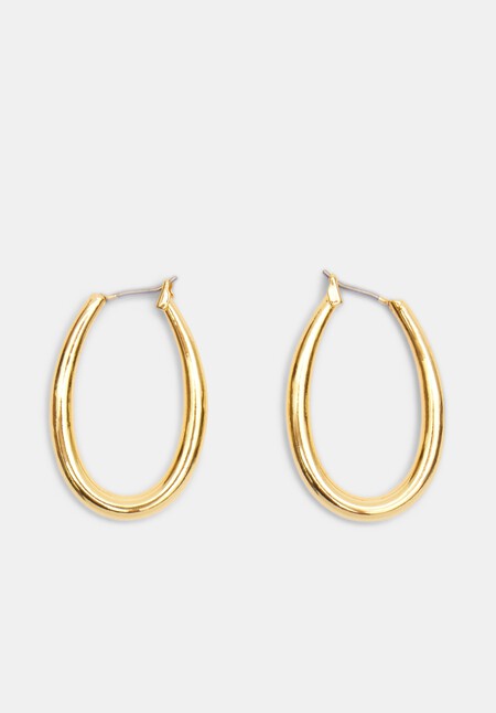 Brooke Oval Hoop Earrings