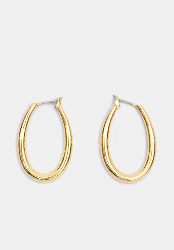 Brooke Oval Hoop Earrings