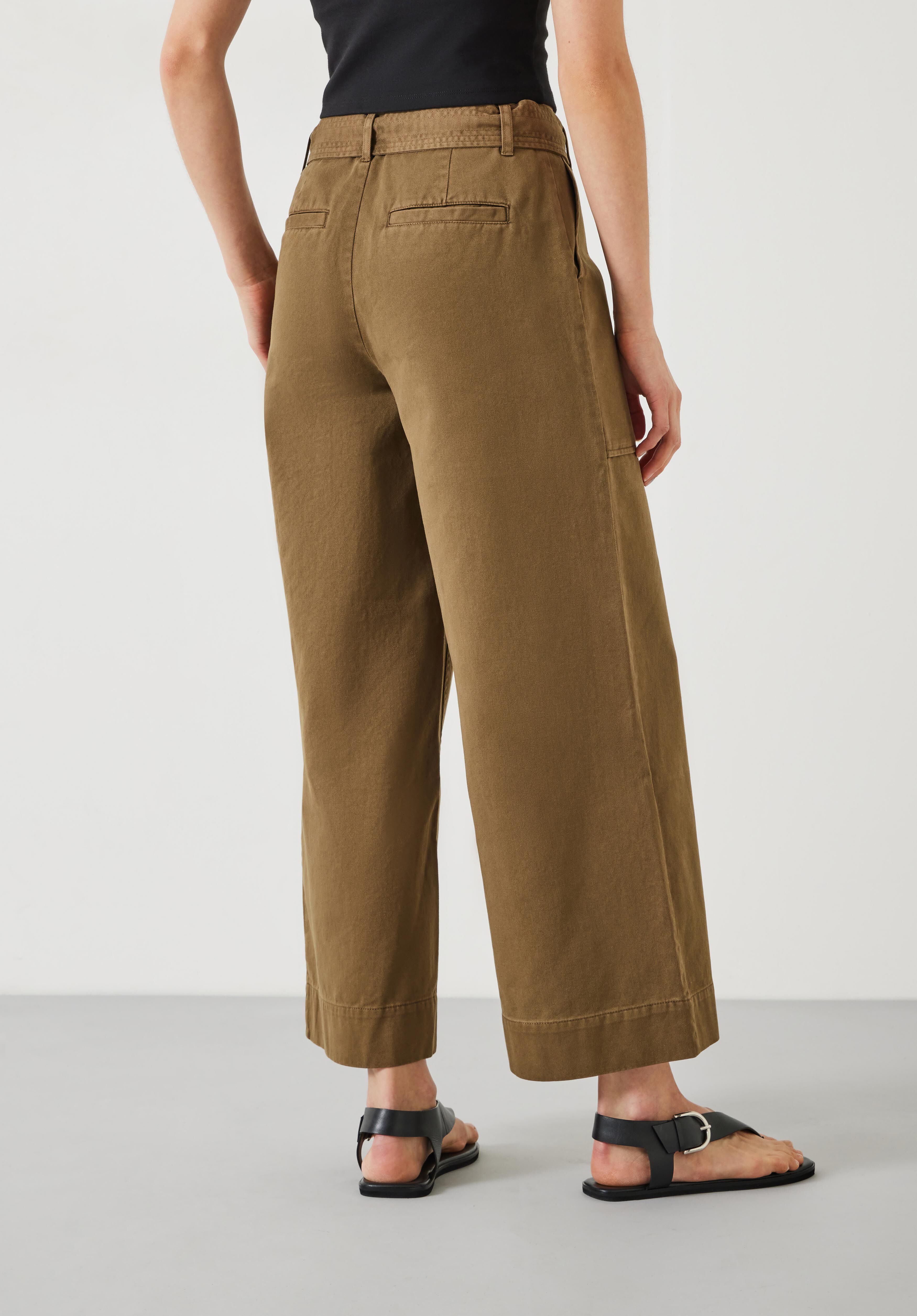 Hush cropped relaxed trousers sale