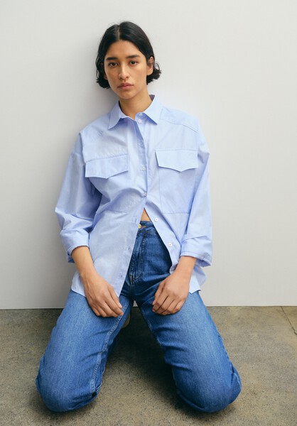 Allie Oversized Stripe Shirt
