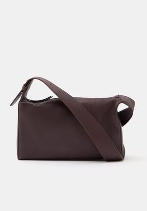Cleo Minimal Leather Crossbody Bag